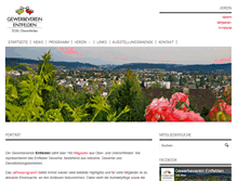 Tablet Screenshot of gewerbeverein-entfelden.ch